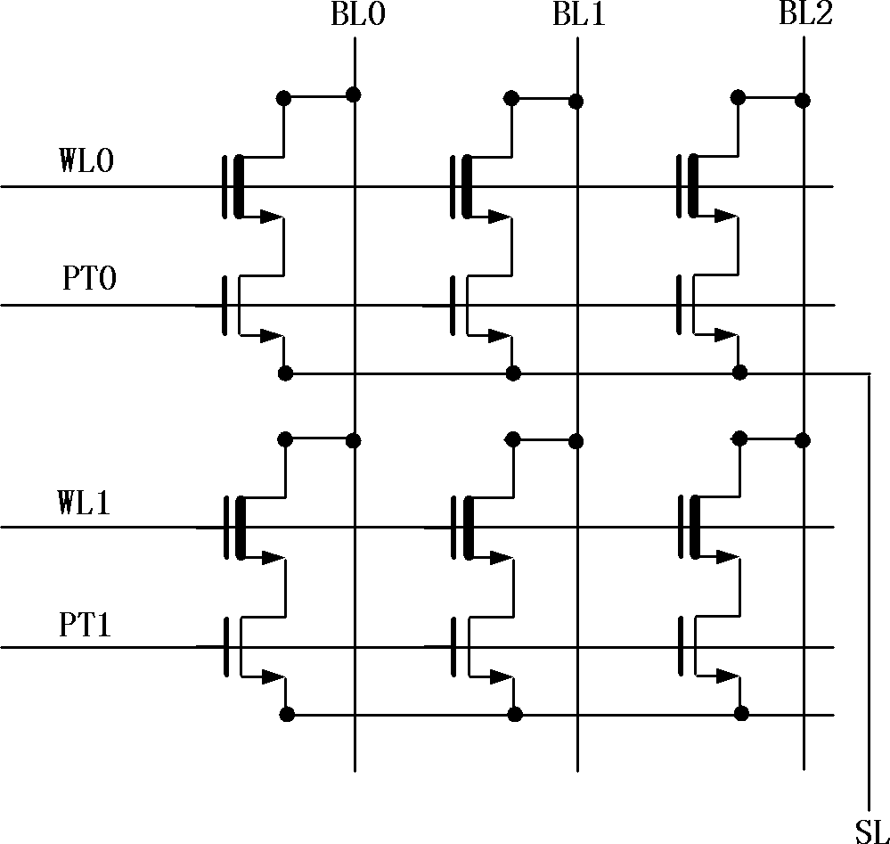 Negative voltage level conversion circuit for flash memories