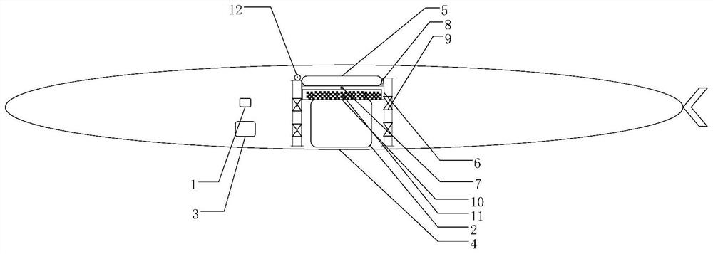 An emergency floating device for an underwater robot