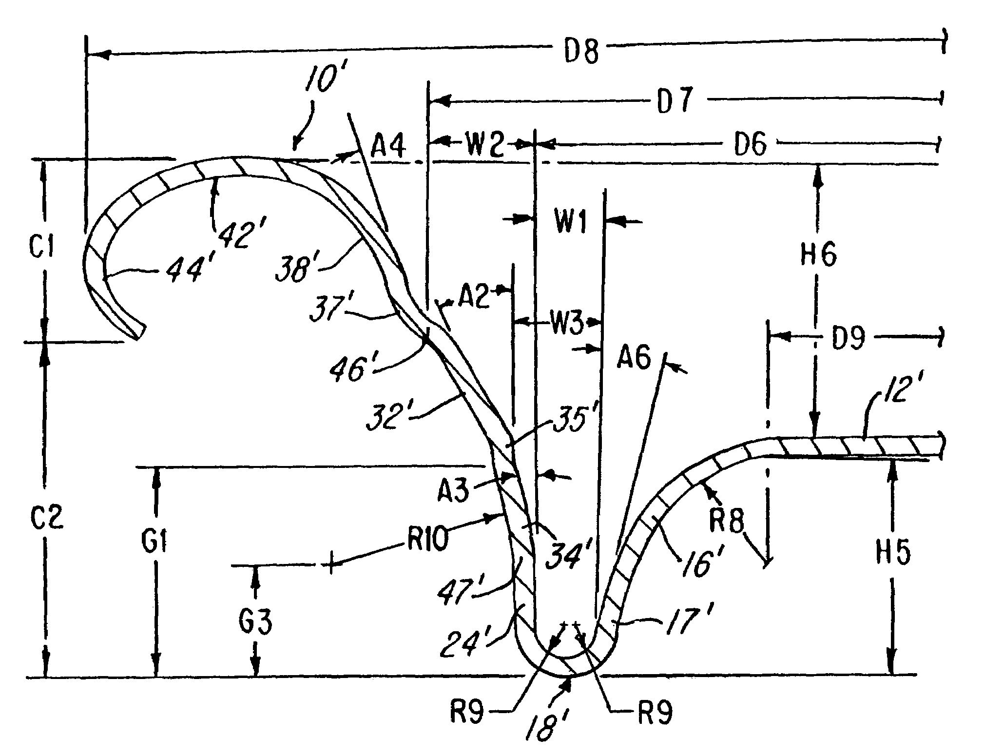 Can shell and double-seamed can end