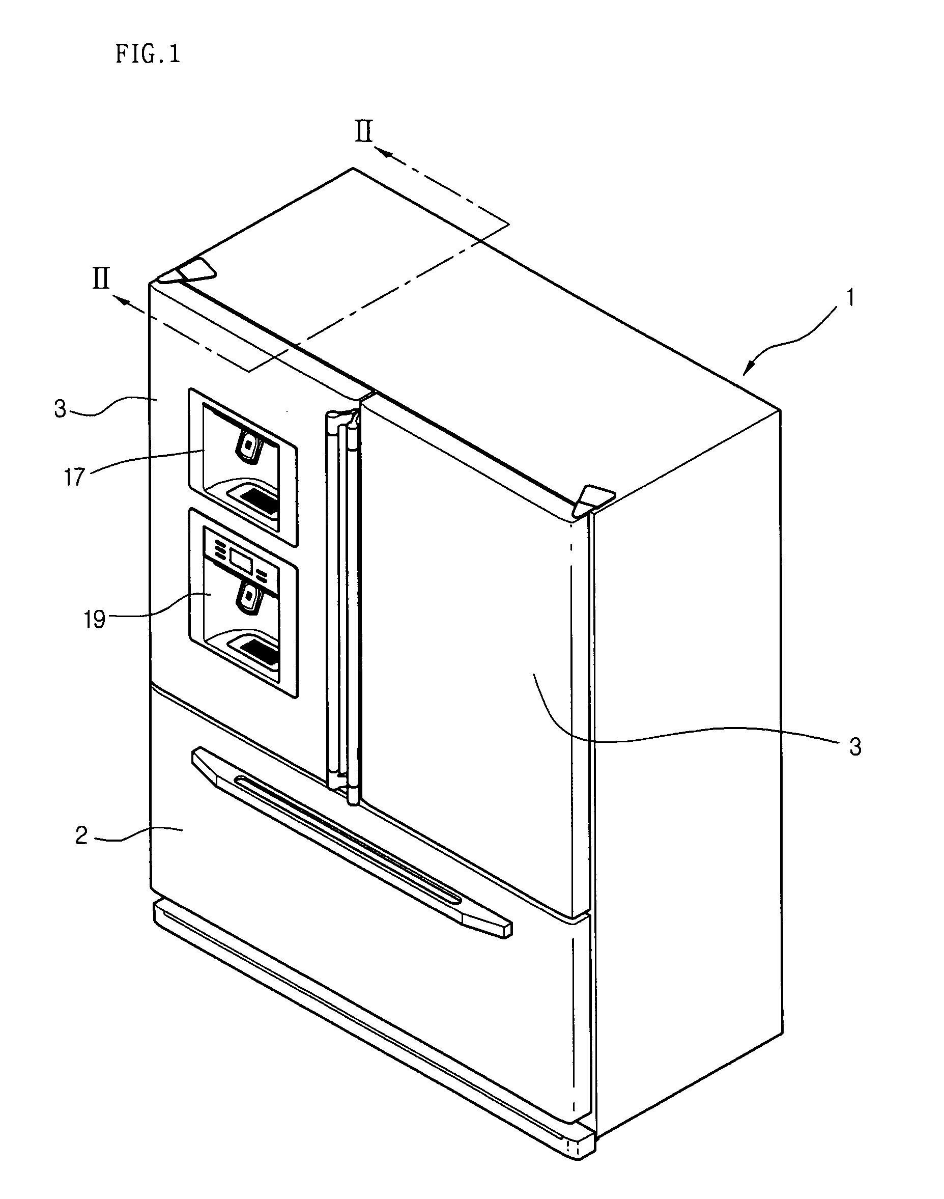 Cooling air flow passage of refrigerator