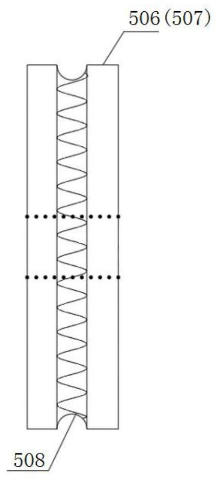 Rib manufacturing device and method for continuous fiber reinforced thermoplastic composite rod