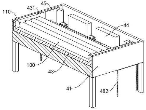 LED lamp tube power-on detection device and detection method