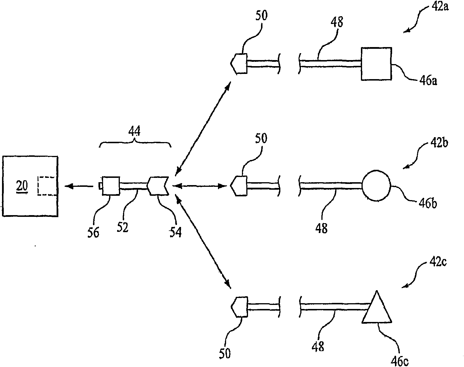 Modular sidestream gas sampling assembly