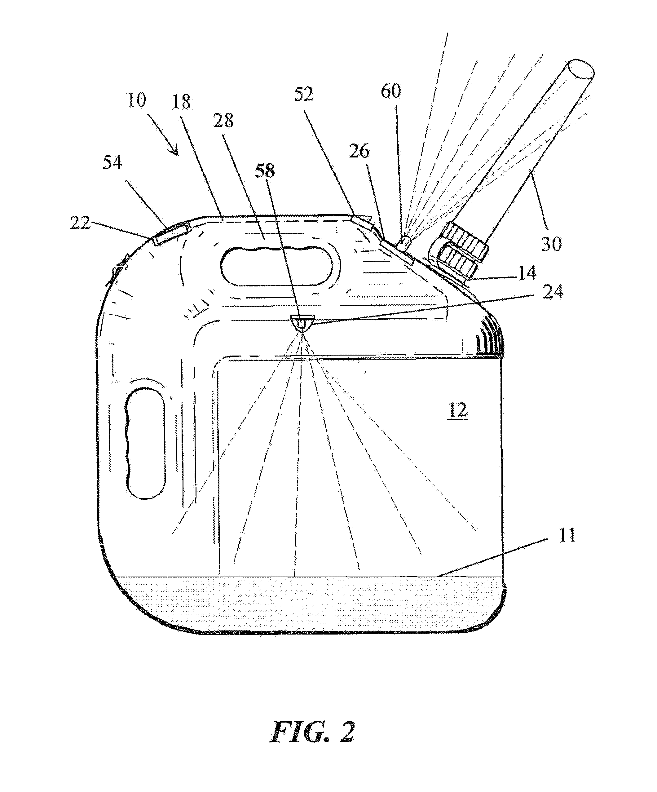 Illuminated Plastic Fuel Tank