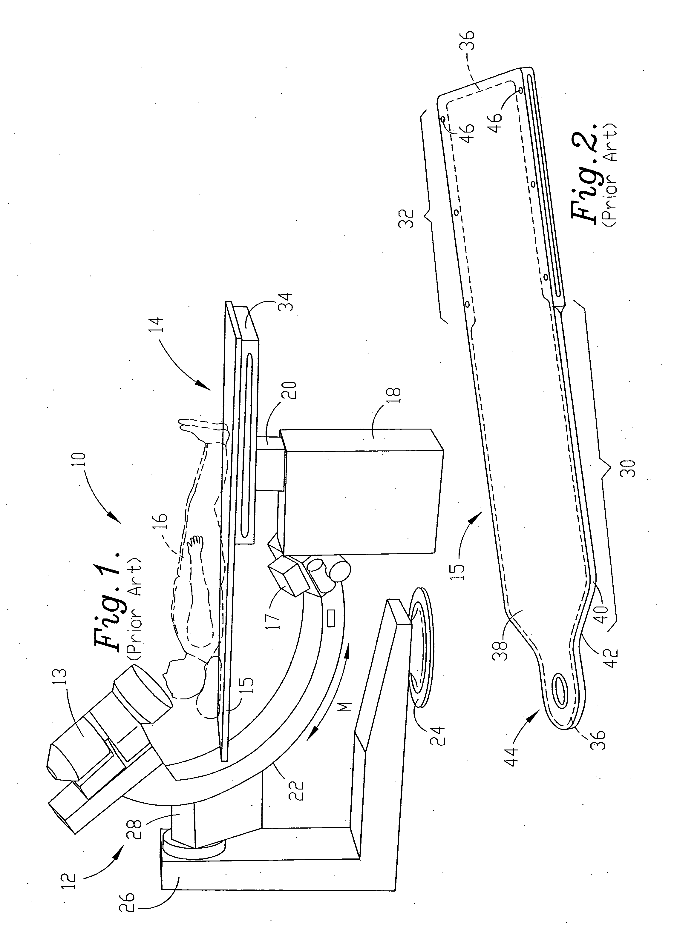 Imaging table support surface