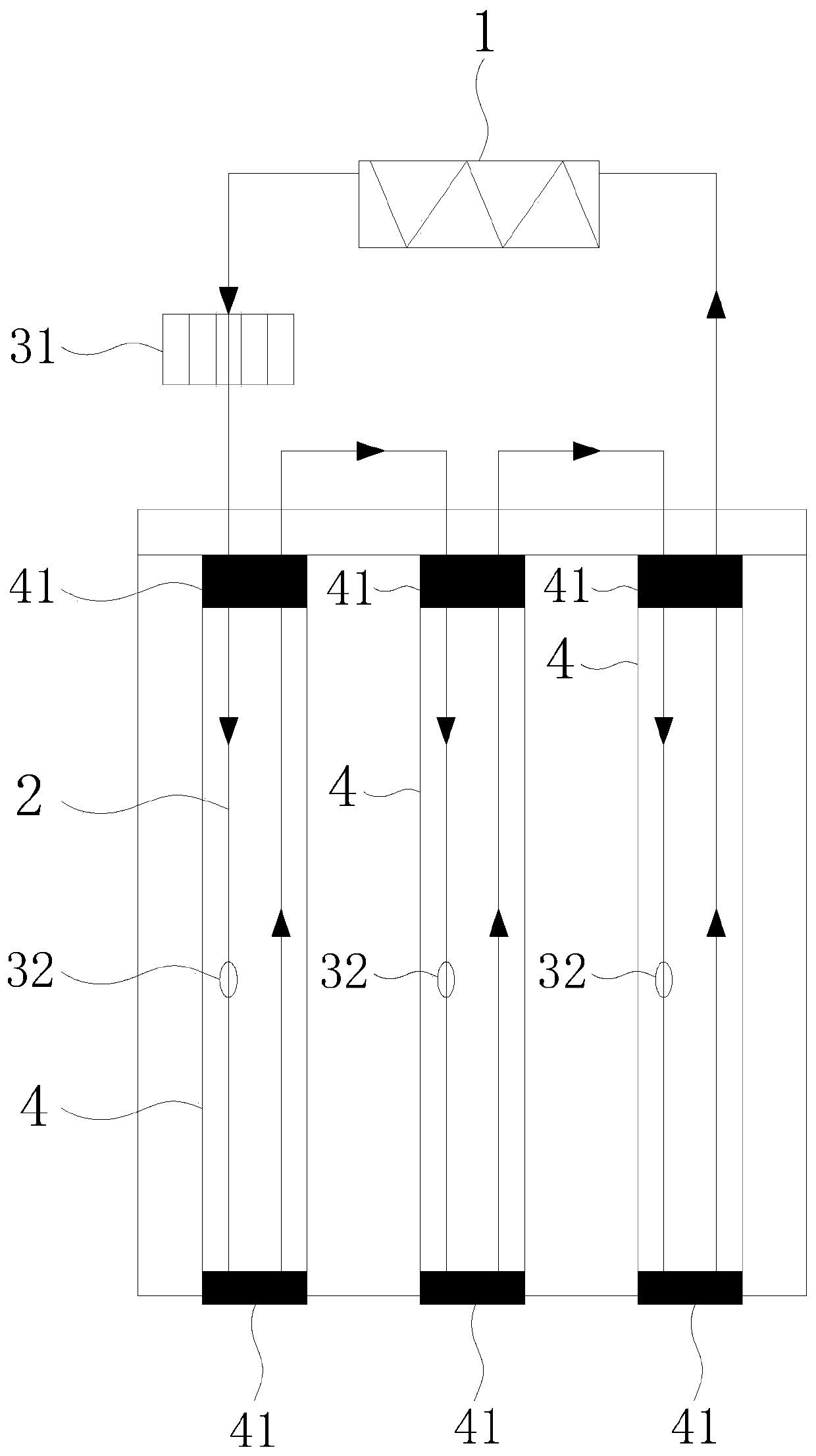 Freezing liquid stopping device and freezing liquid stopping method