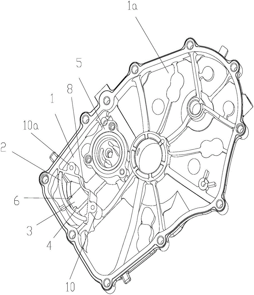 Engine pressure lubricating system and engine with same