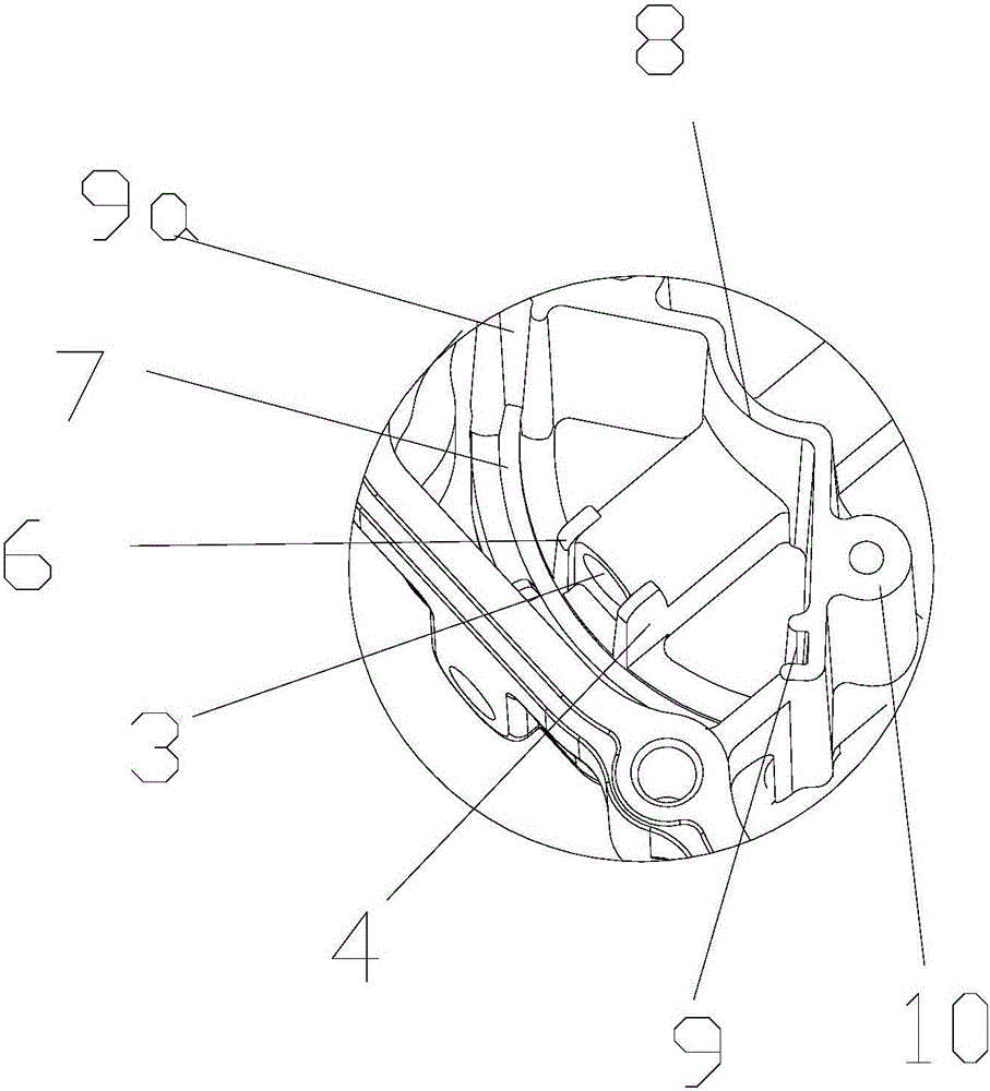 Engine pressure lubricating system and engine with same