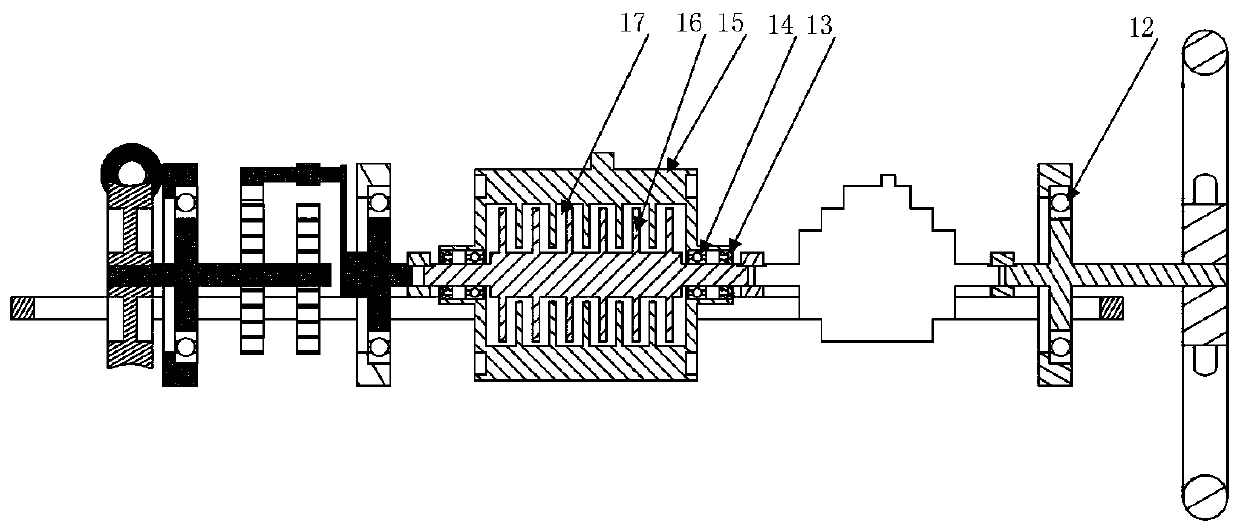 Magneto-rheological fluid rotating torsion spring force-sensing feedback device and its application method