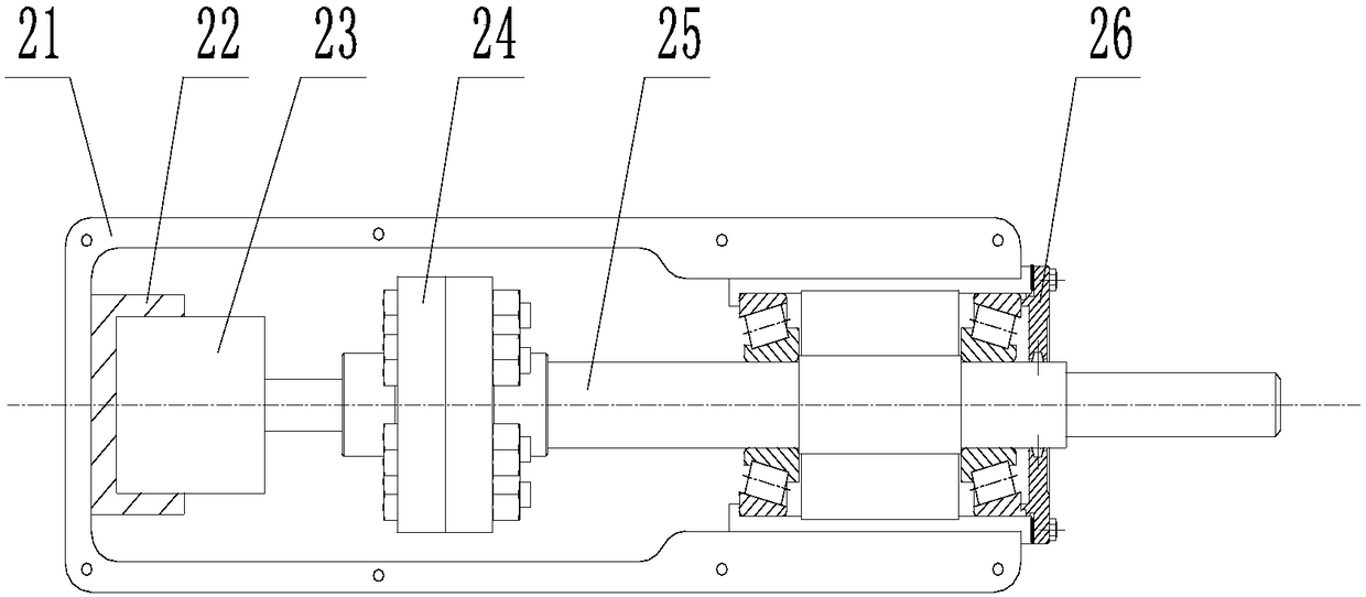 Processing device and processing method of simulated groove in inner wall of conical water inlet pipe of water pump