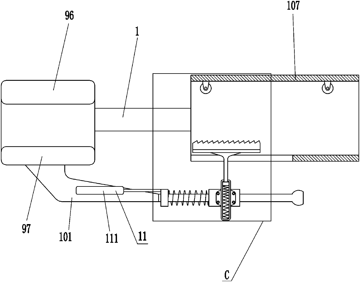 Fixed building reinforcement cutting machine