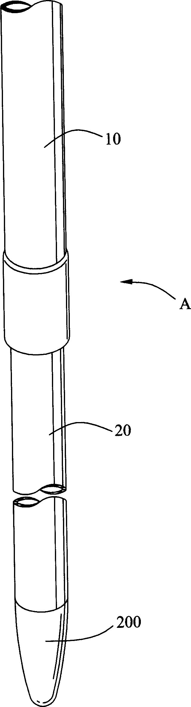 Telescopic beach umbrella