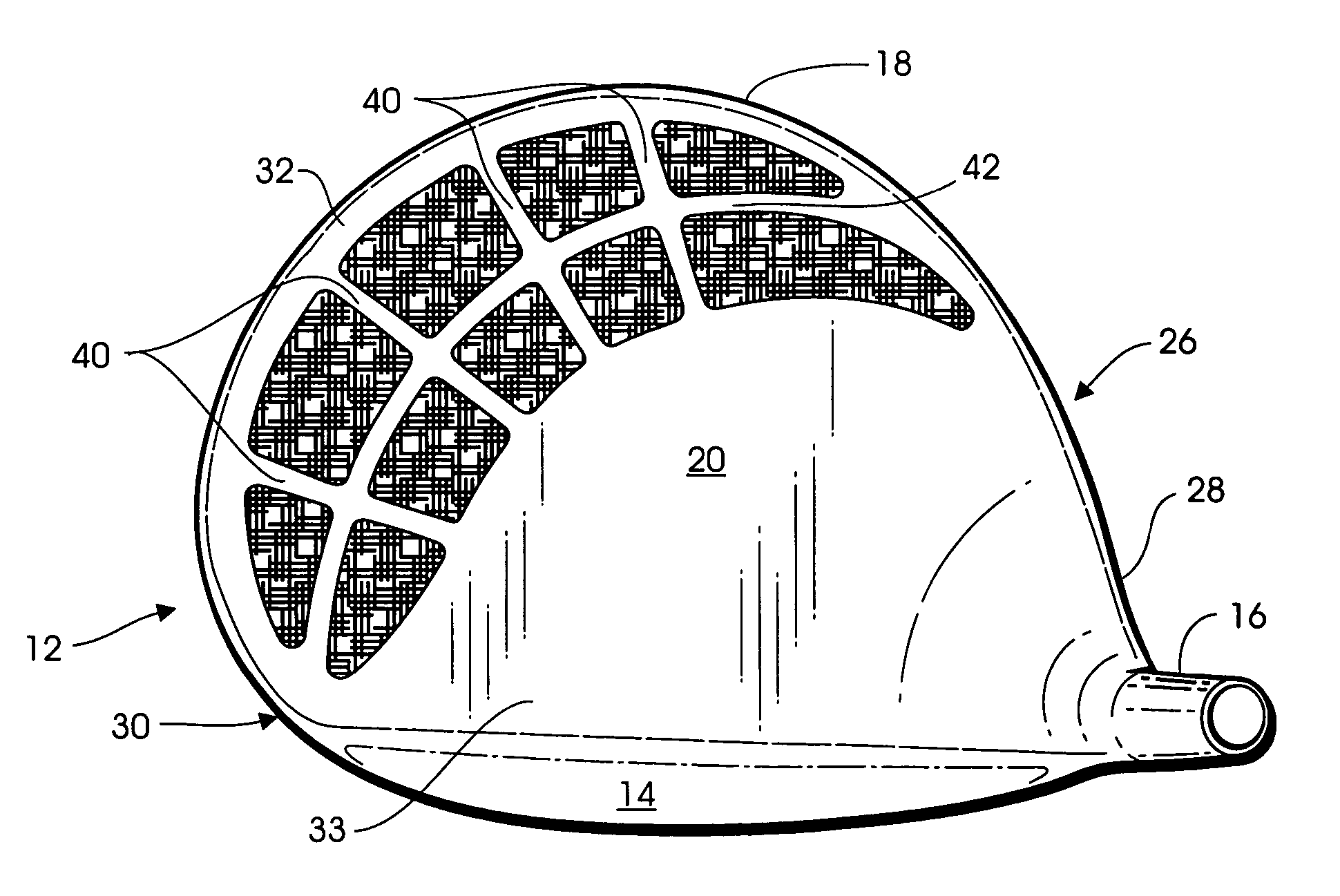 Metal-organic composite golf club head