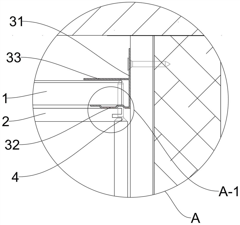 Suspended ceiling structure capable of controlling height difference between keel and panel and installing method of suspended ceiling structure