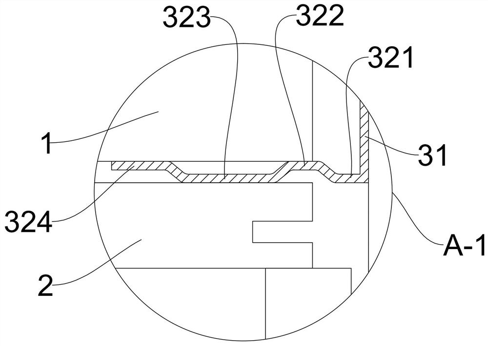 Suspended ceiling structure capable of controlling height difference between keel and panel and installing method of suspended ceiling structure