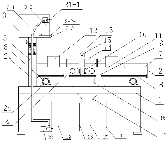 Automatic cutting separator for waste CRT (cathode ray tube) display