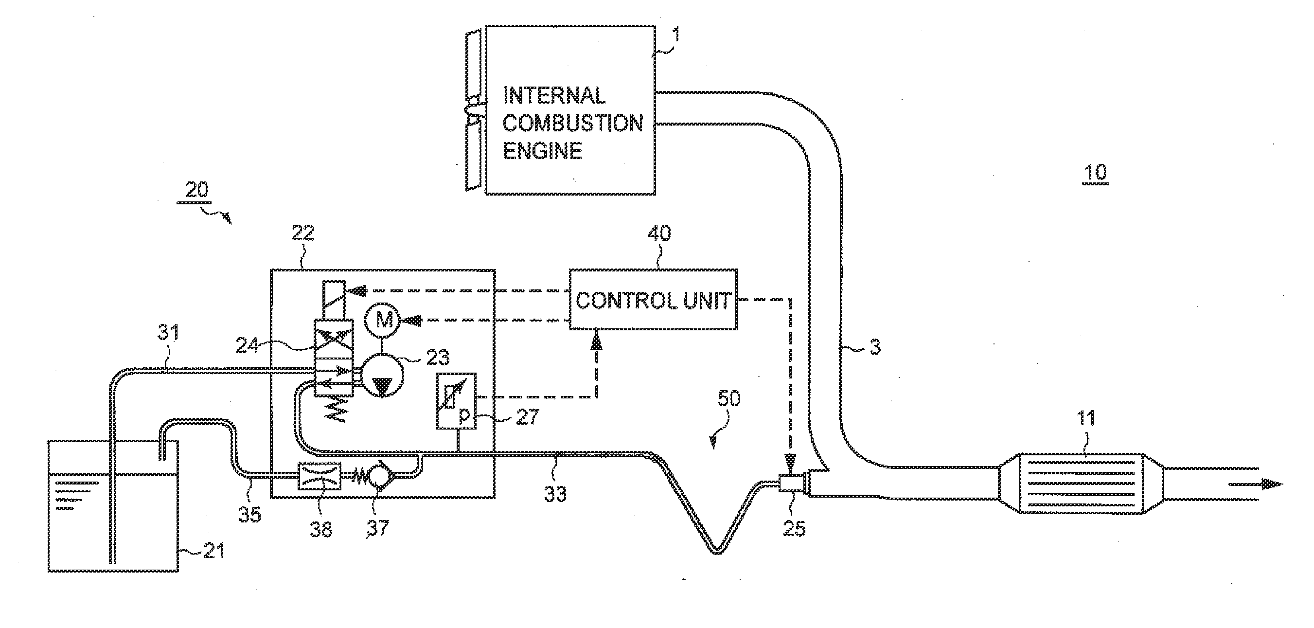 Reducing agent supply apparatus, method for controlling the same, and exhaust gas purification apparatus