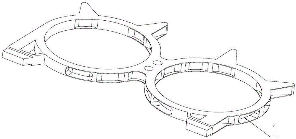 A filling support method for enhancing the processing rigidity of thin-walled parts