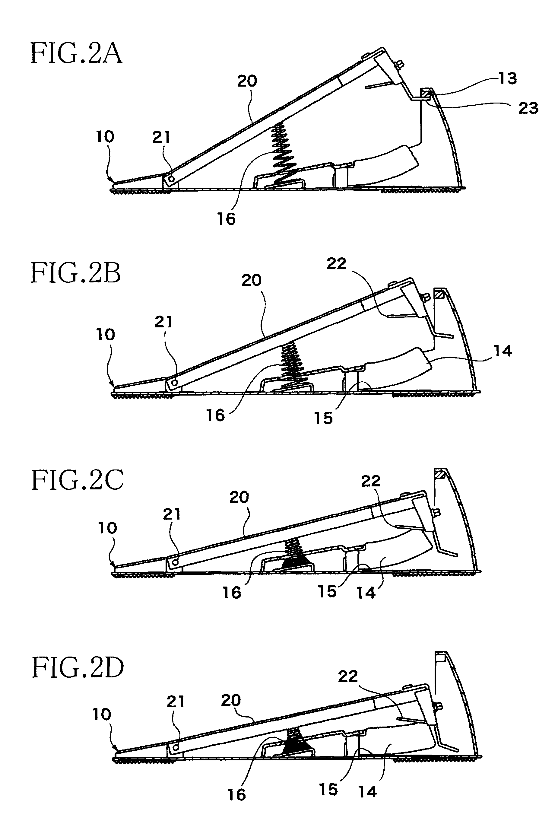 Pedal device for electronic percussion instrument