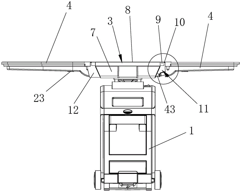 Foldable ironing machine