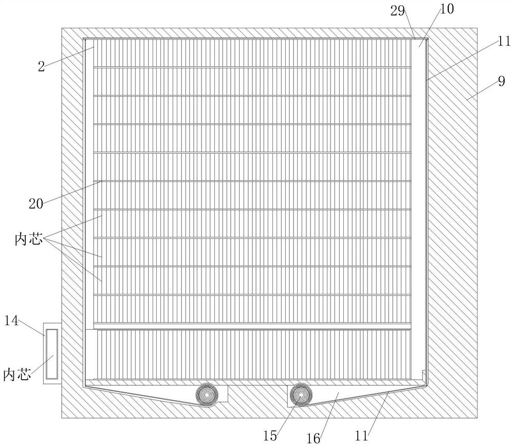 Method for stacking inner cores convenient to take for battery production line