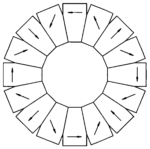 Permanent magnet type quadrupole magnet and assembling method thereof