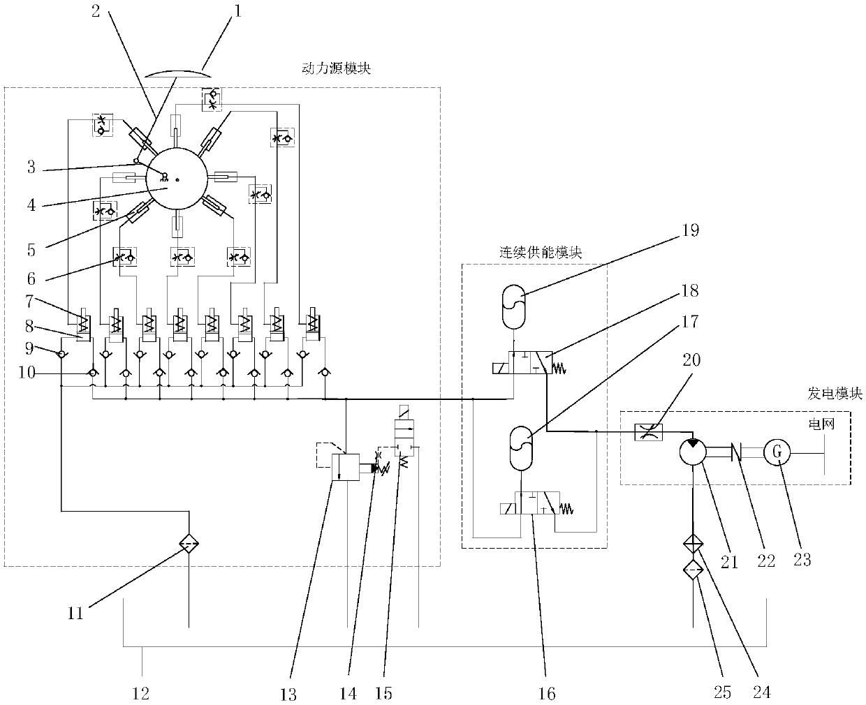 Automatic hydraulic generating speed bump device