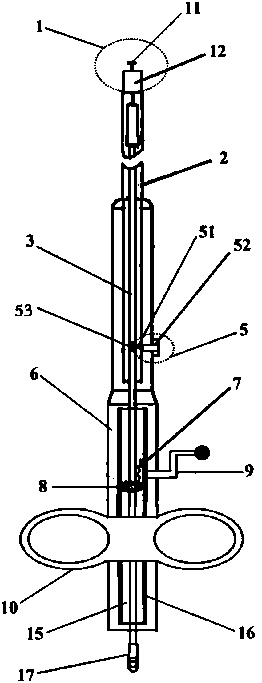 Mucous membrane stripperused under the assistance of endoscope