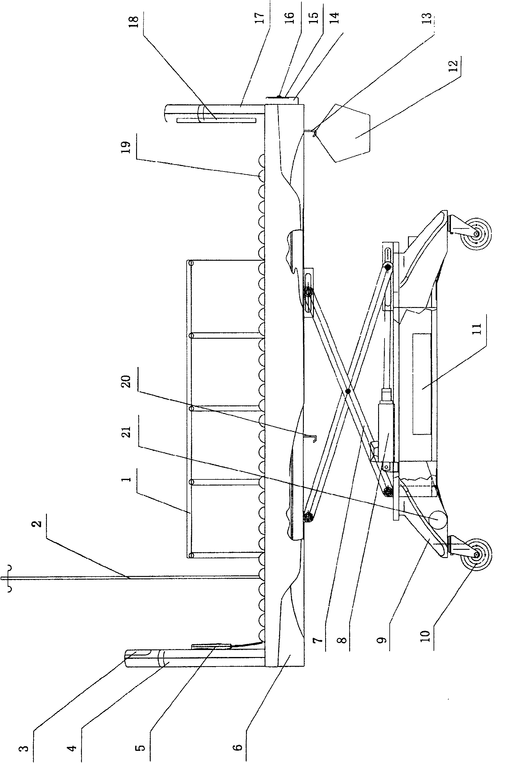 Nursing bed capable of electronic self controlled turn over, and automatic turn over method