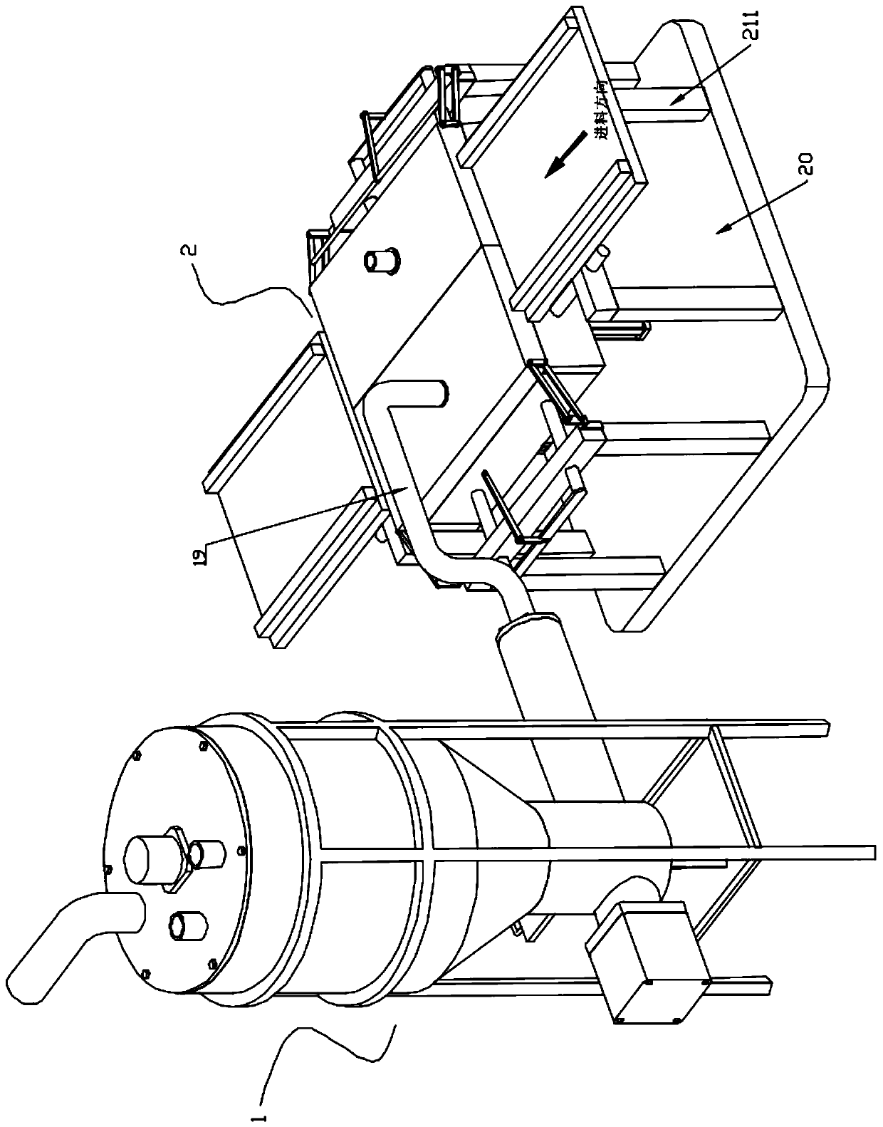 Building waste treatment system