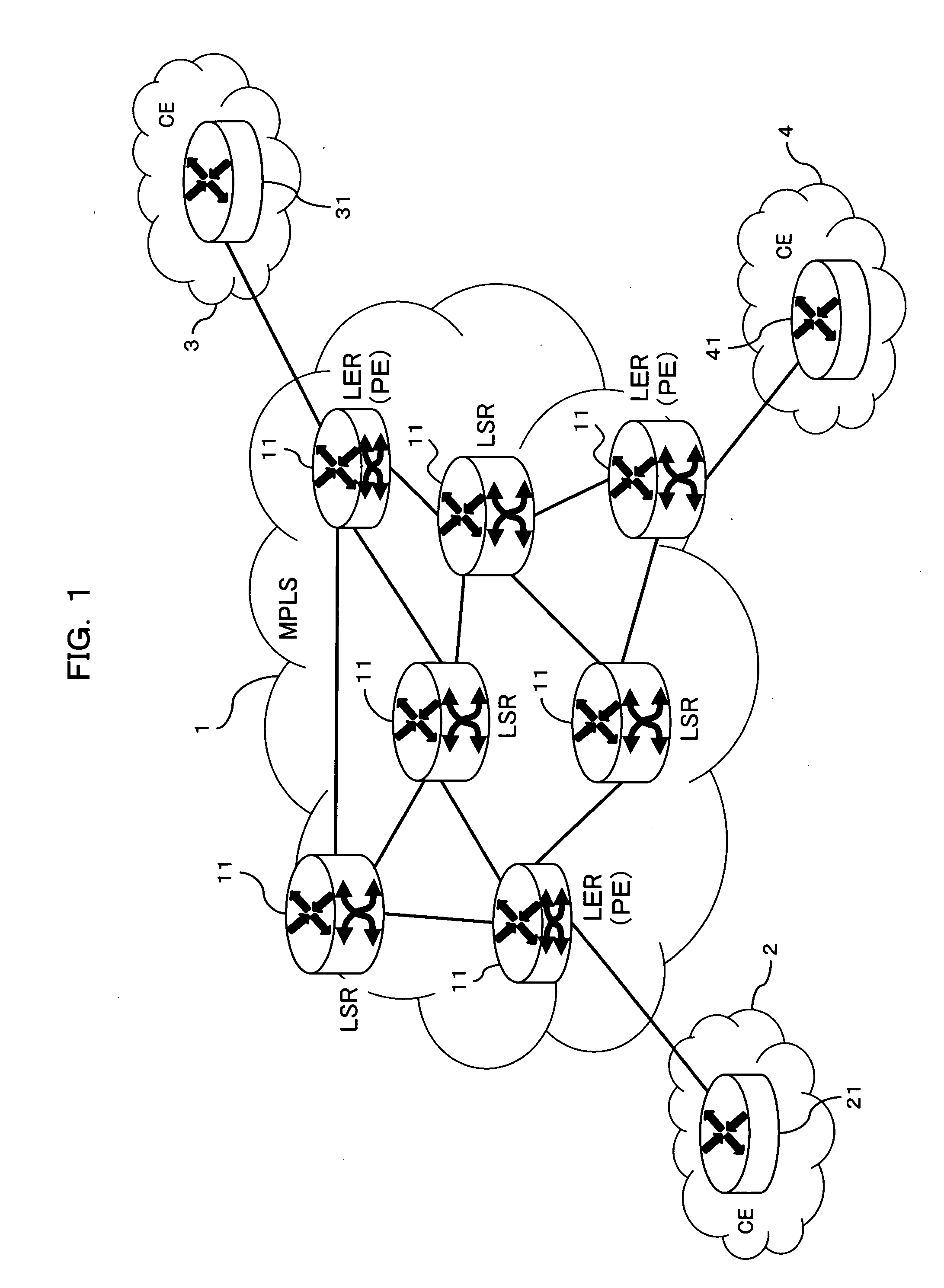 Method for establishing session in label switch network and label switch node