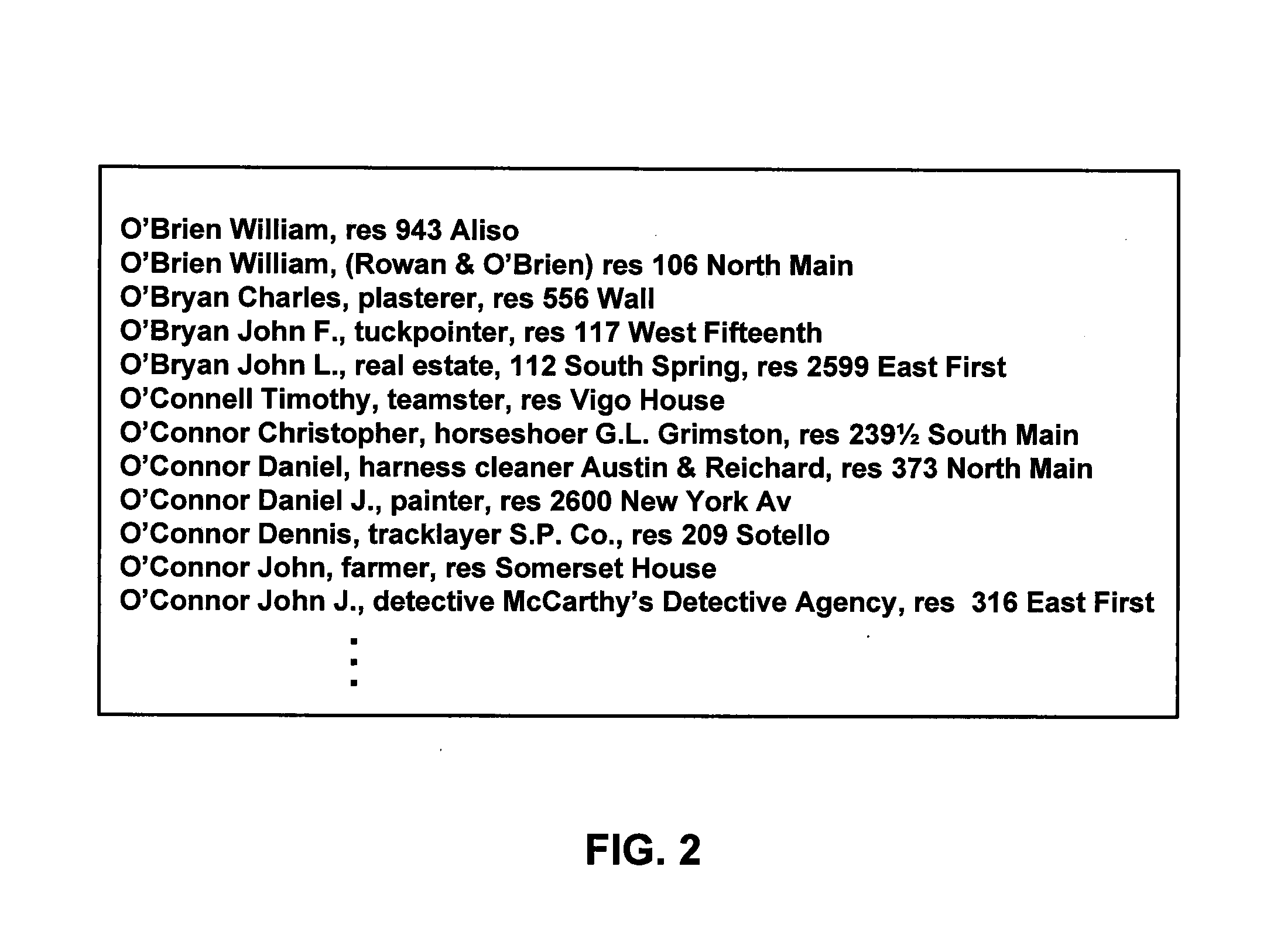 System and method for extracting categories of data