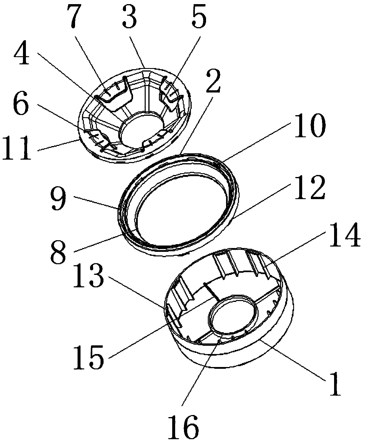 Self-adaptive flexible fruit conveying fruit cup