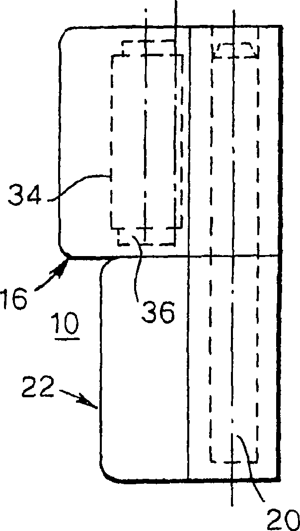 Hinge for mounting in an opening