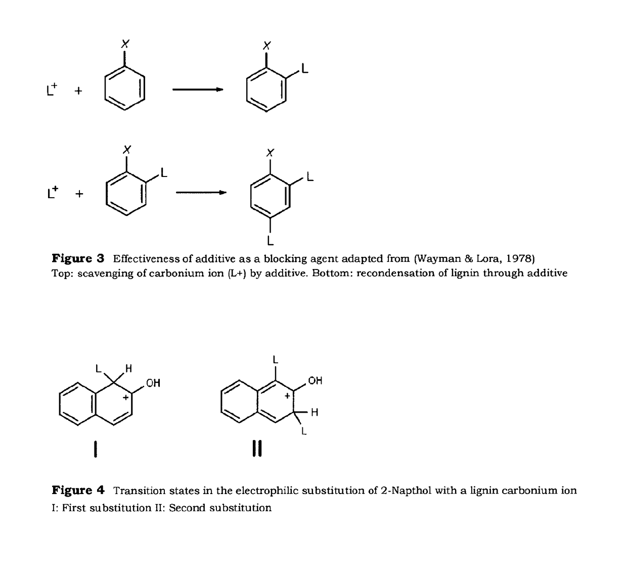 Use of carbonium ion scavengers in the treatment of lignocellulosic biomass