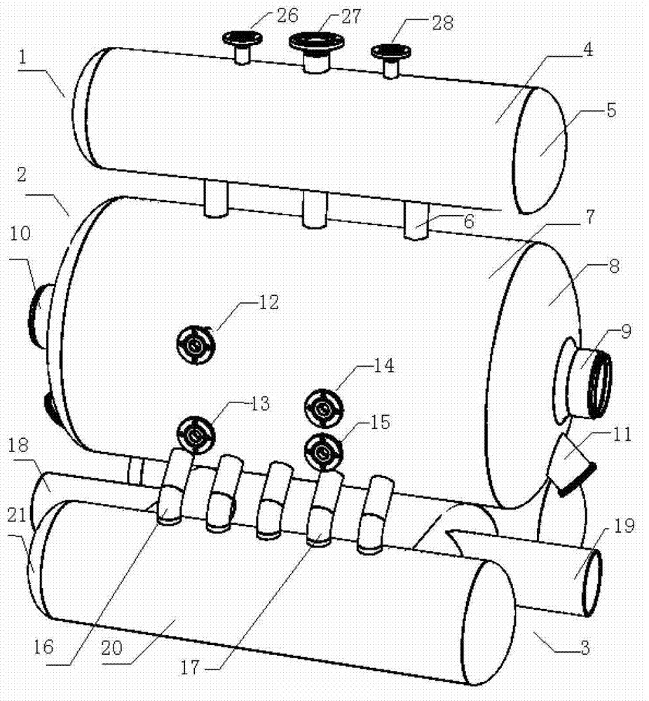 Fused salt steam generator