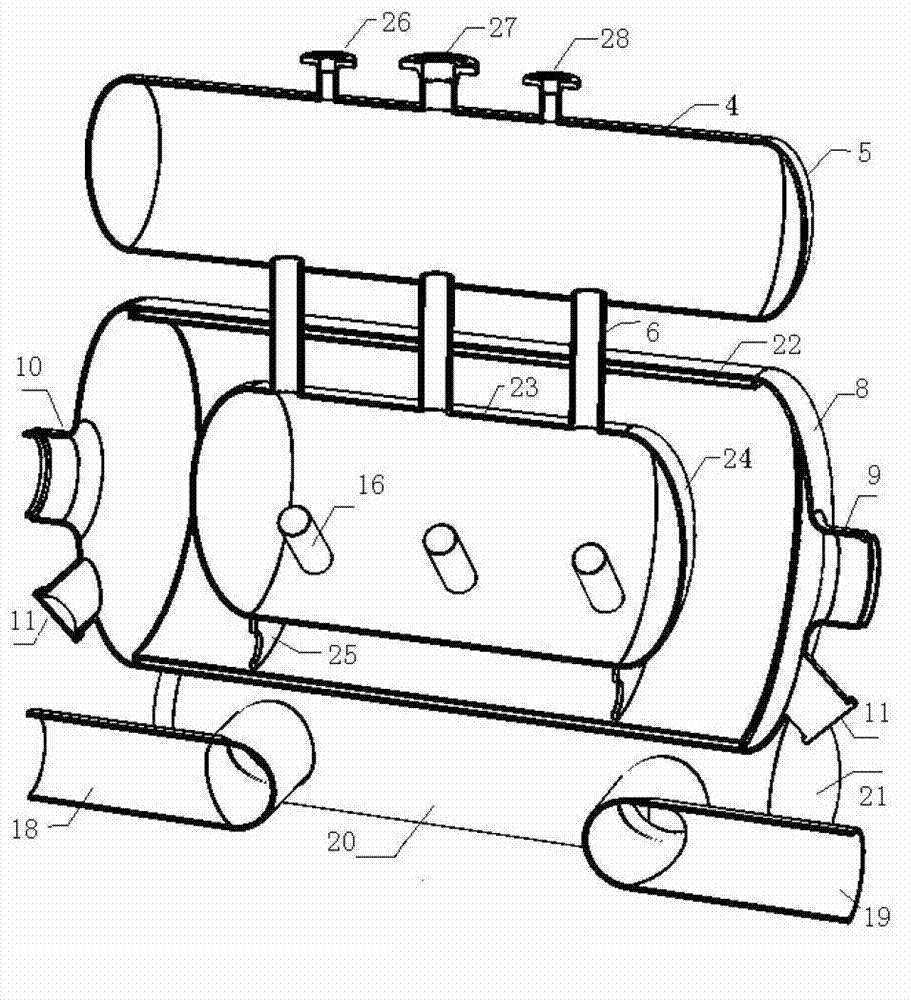 Fused salt steam generator