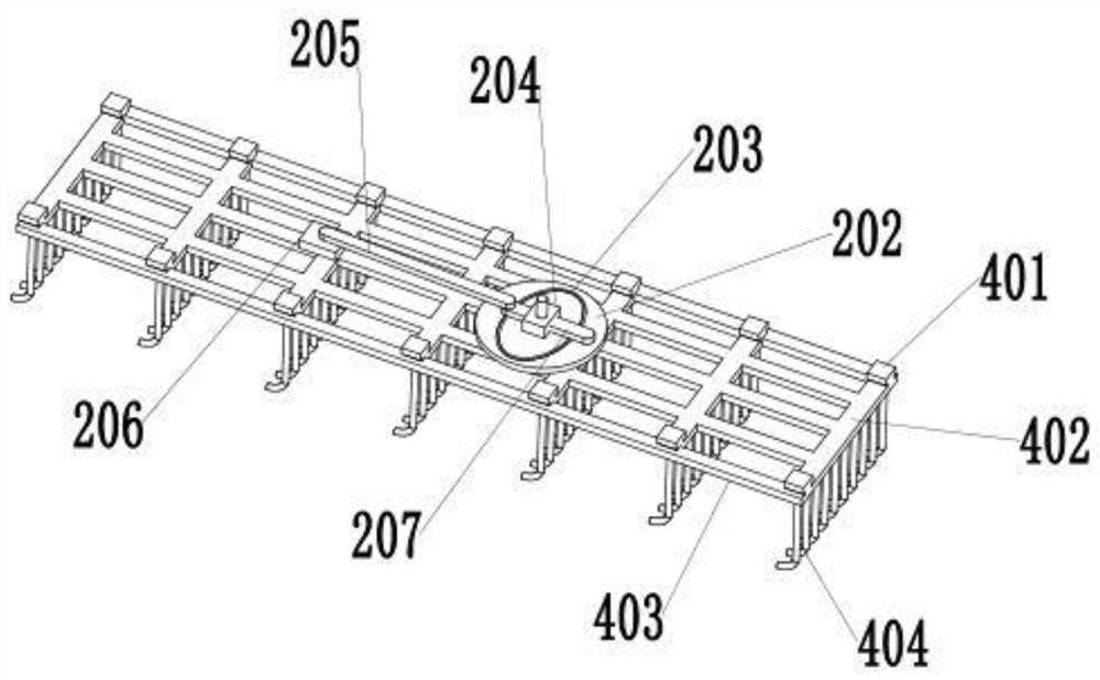 A soil loosening device for soybean cultivation