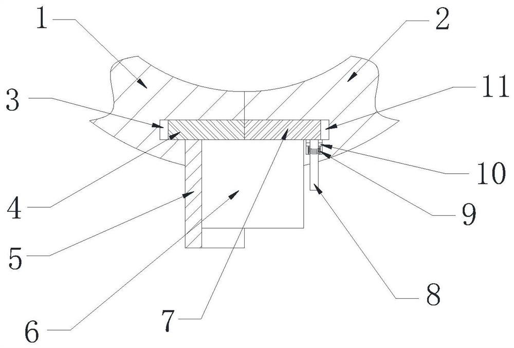 Novel bearing base for energy automobile