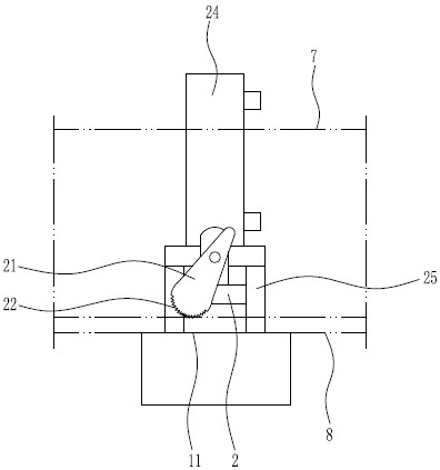 Fabricated building steel beam wing plate automatic locking device