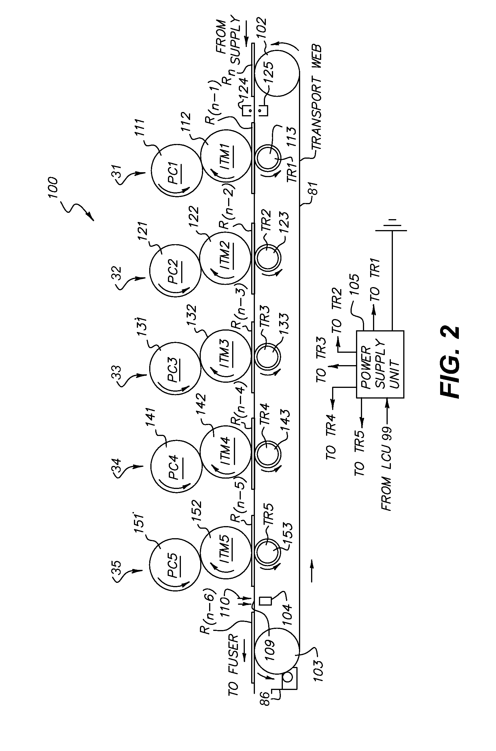 Measuring developer density in an electrophotographic system