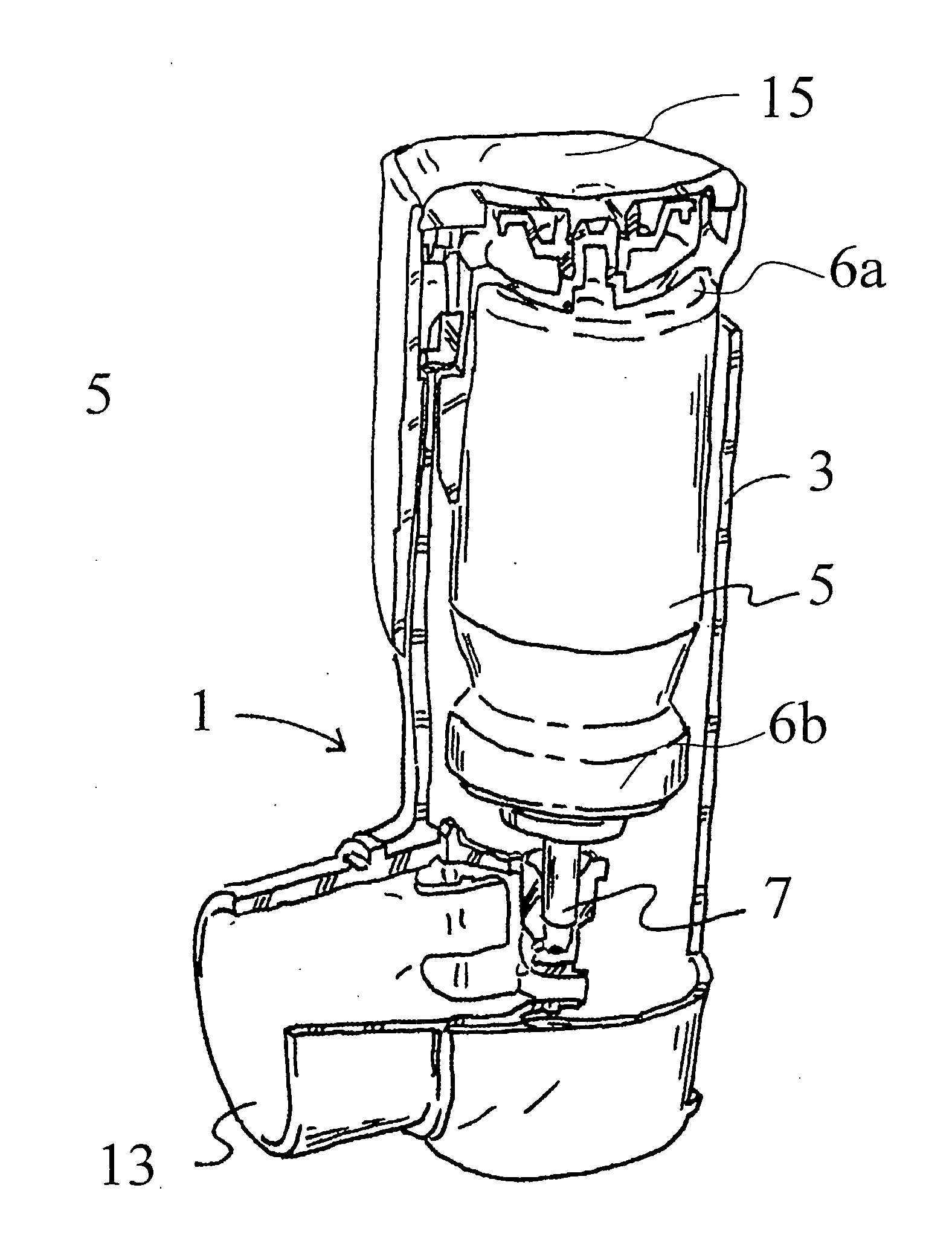 Inhalation Device and a Method for Assembling Said Inhalation Device