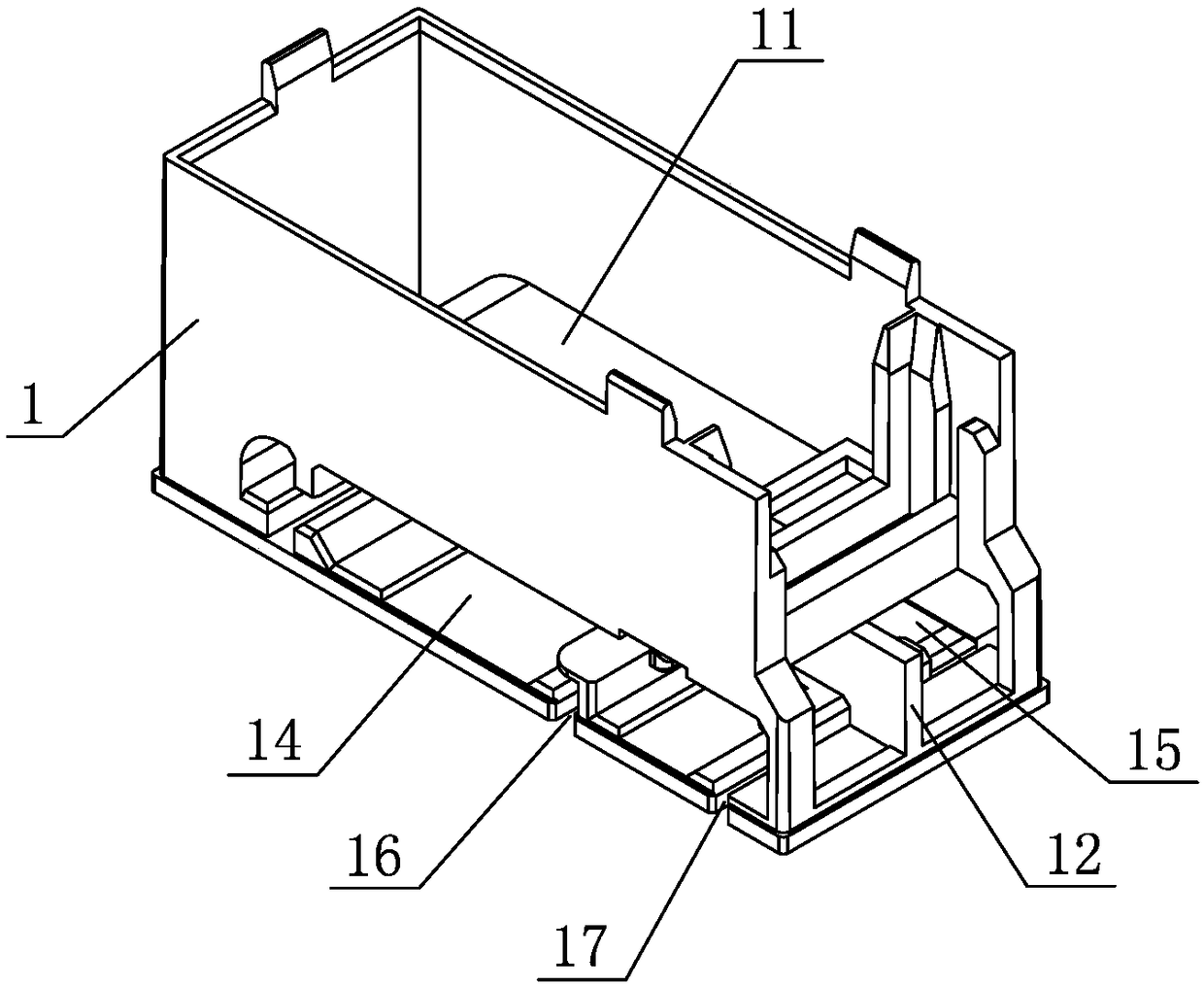 An ultra-small 16a load class double-pole single-throw magnetic latching electromagnetic relay