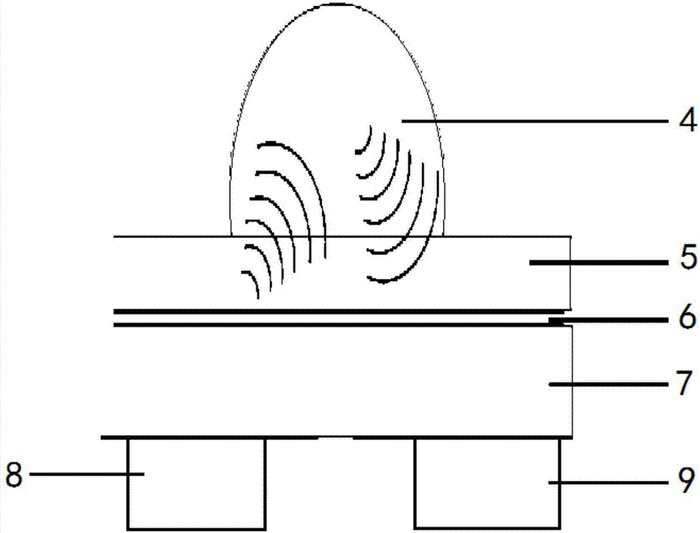 Liquid viscosity test method based on liquid drop mechanical vibration