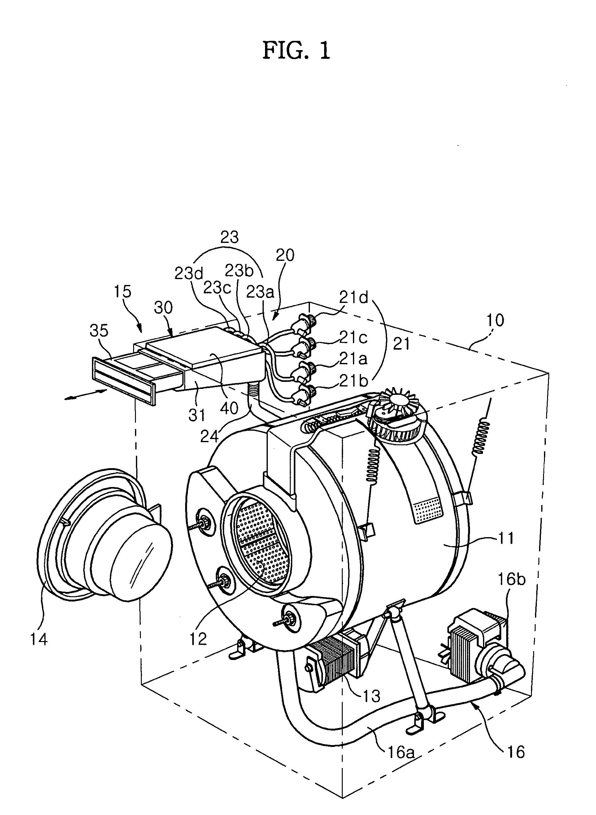 Washing machine having detergent supply device