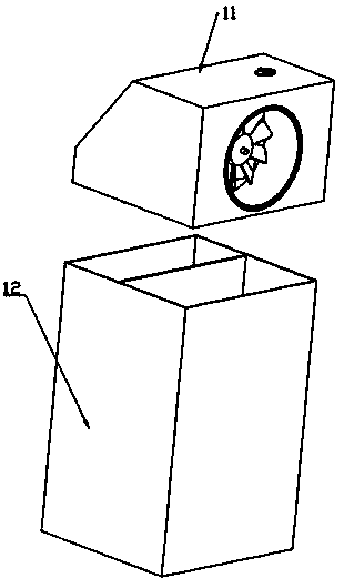 Water-filtering air purification fan