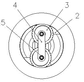 Stepless regulation device for gap between compression roller and ring die