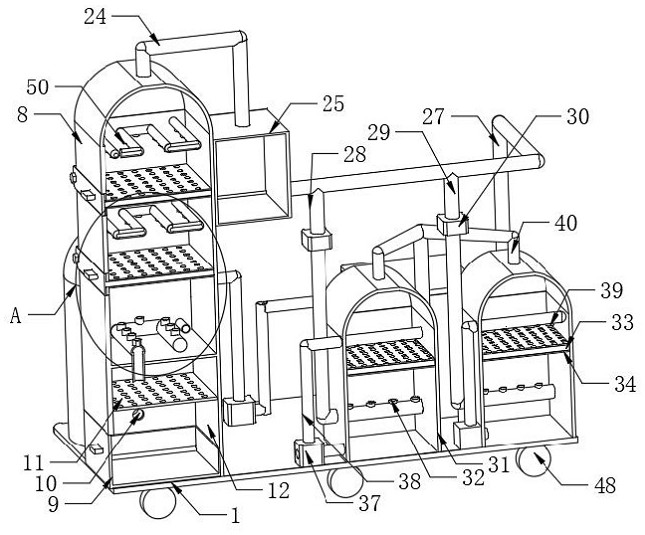 Electronic gas tail gas intelligent recovery device and method