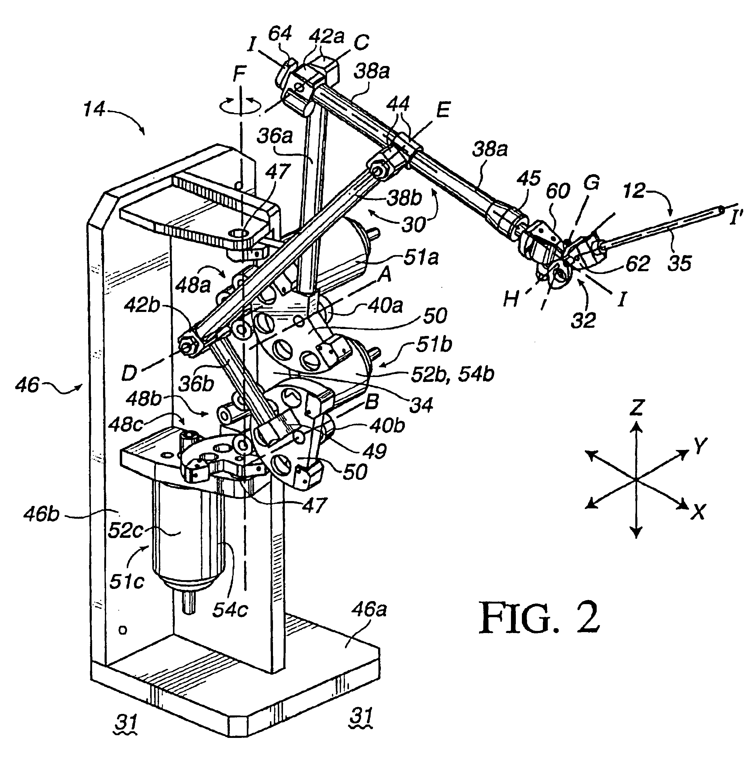 Method and apparatus for providing force feedback using multiple grounded actuators