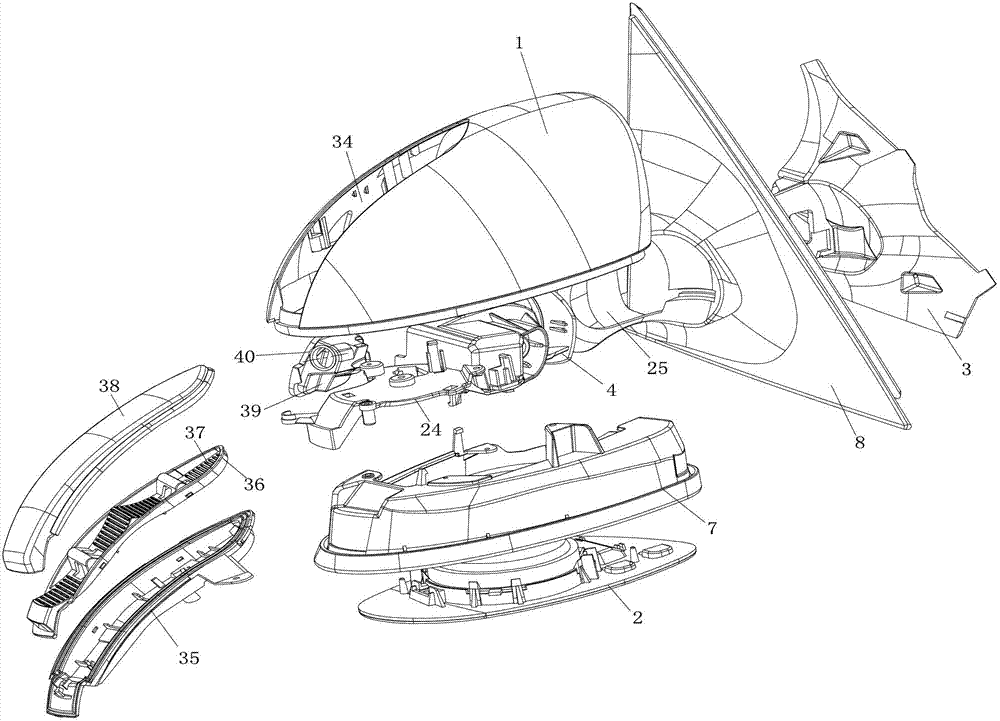 Automotive rearview mirror